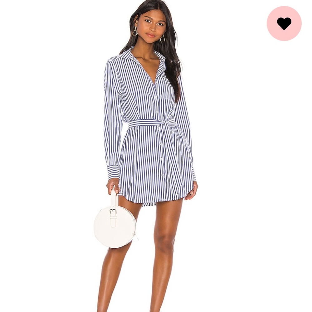 The Zoe Mini Dress in Blue & White
L'Academie | revolve